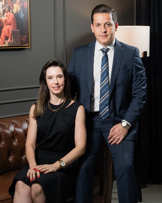 Veridiana Furlan e Moisés Furlan, sócios-fundadores da Furlan Educacional